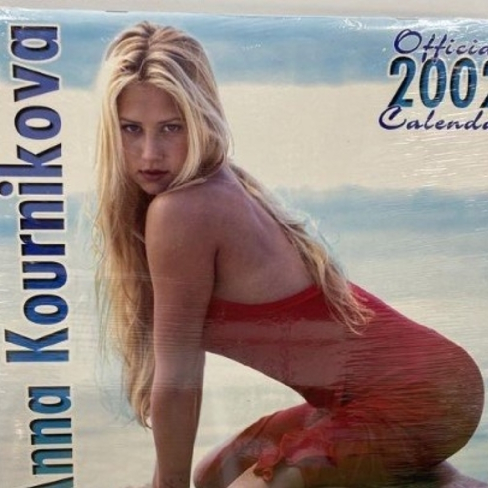 Tennis Star  "Anna Kournikova"  2002 Calendar Factory Sealed
